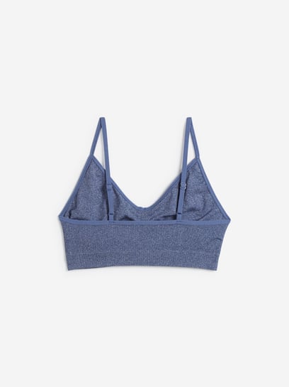 Buy Wunderlove by Westside Grey Seam-Free Soft Sports Bra for