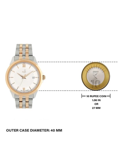 Buy Online Xylys Quartz Chronograph Silver Dial Leather Strap Watch for Men  - 40043kl01_p | Titan