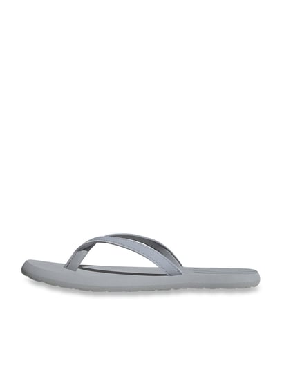 Adidas best sale slippers grey