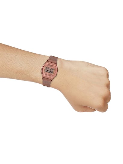 Casio mini cheap rose gold