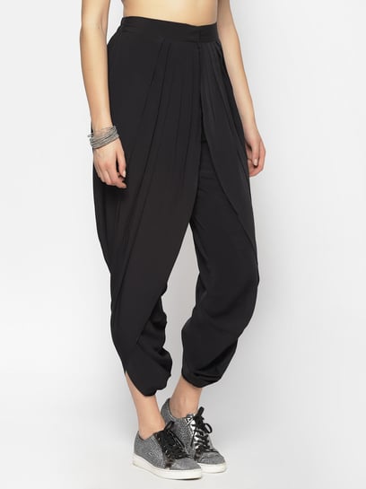 Buy Black Pants for Women by Global Desi Online | Ajio.com