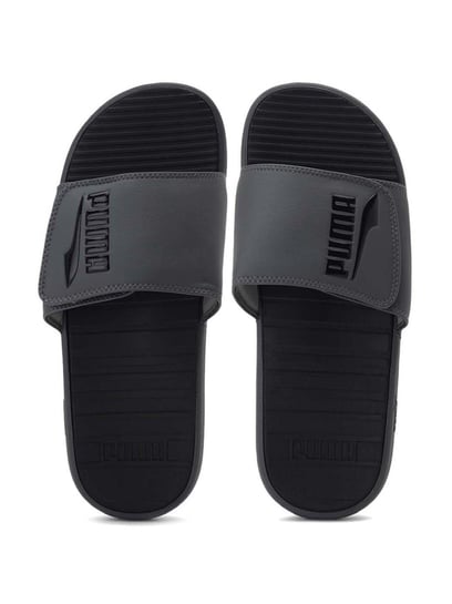 Buy Puma Men s Cool Cat Charcoal Grey Slides for Men at Best Price