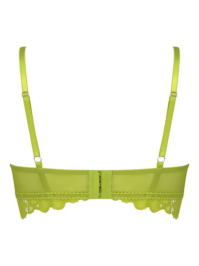 Buy Hunkemoller Green Under Wired Padded Demi Cup Bra for Women Online @  Tata CLiQ