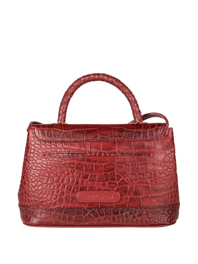 Buy Hidesign Core Red Textured Medium Handbag For Women At Best Price @  Tata CLiQ