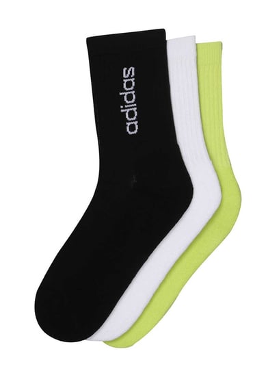 Black and 2025 green adidas socks