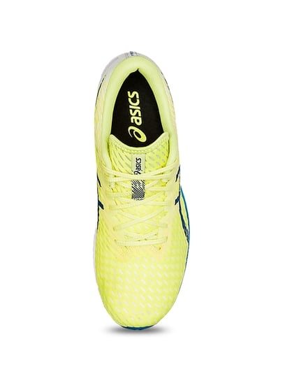 Asics neon sale yellow running shoes