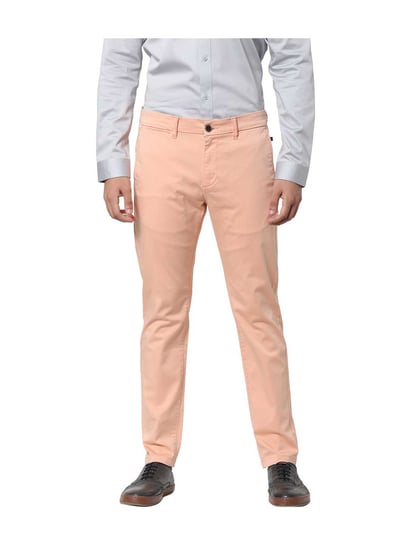 Long trousers solid-colour pink dark | Calliope