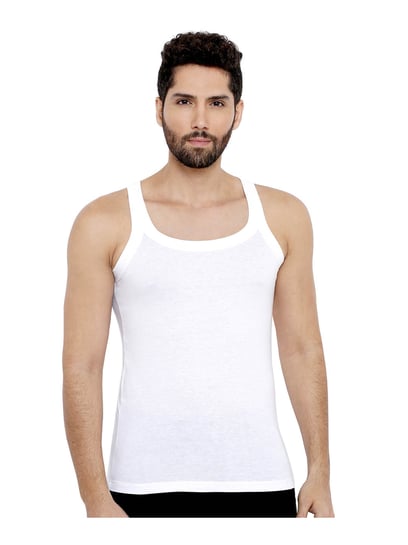 Buy XYXX White Regular Fit Vest for Men Online @ Tata CLiQ