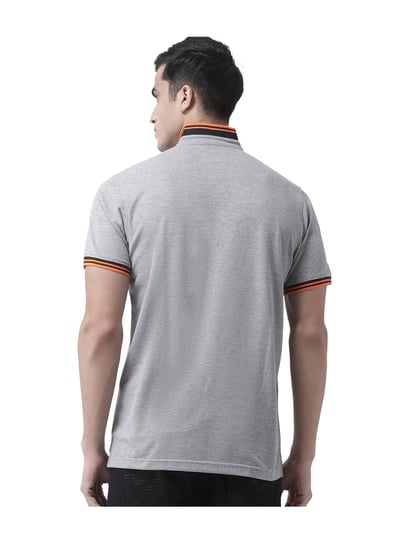 Buy Club York Grey Band Collar T-Shirt for Men Online @ Tata CLiQ
