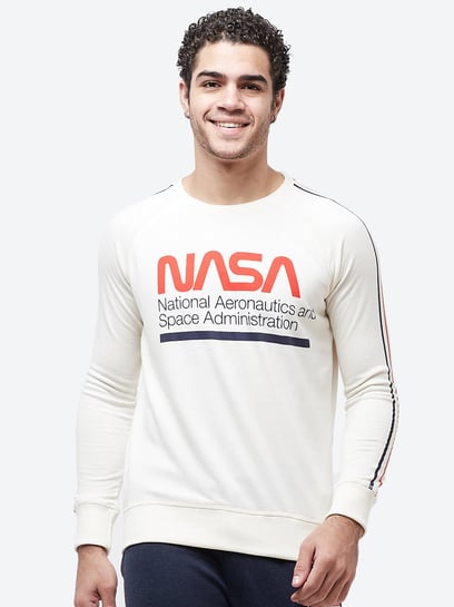 White on sale nasa sweatshirt