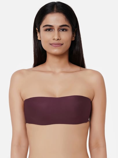 Buy Wacoal Wine Under Wired Padded Tube Bra for Women Online @ Tata CLiQ