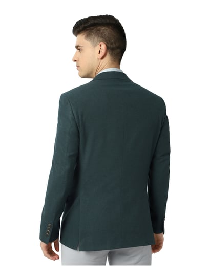 Buy Peter England Green Slim Fit Blazer for Mens Online @ Tata CLiQ