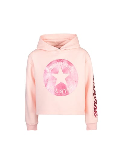 Girls pink 2024 converse hoodie