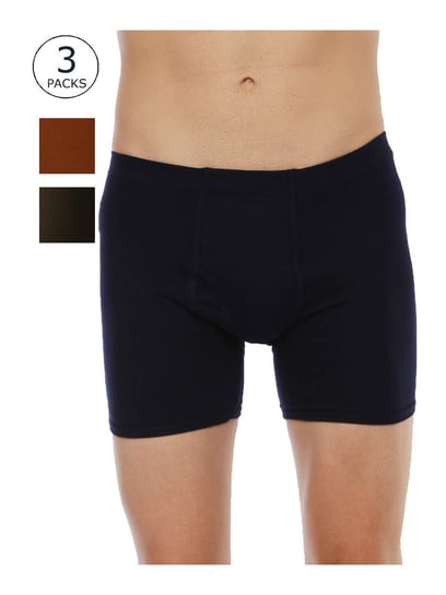 Buy Dollar Multicolor Regular Fit Trunks - Pack Of 3 for Men Online @ Tata  CLiQ