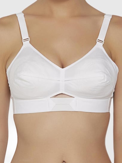 Buy online White Cotton Bra from lingerie for Women by Libertina for ₹885  at 0% off