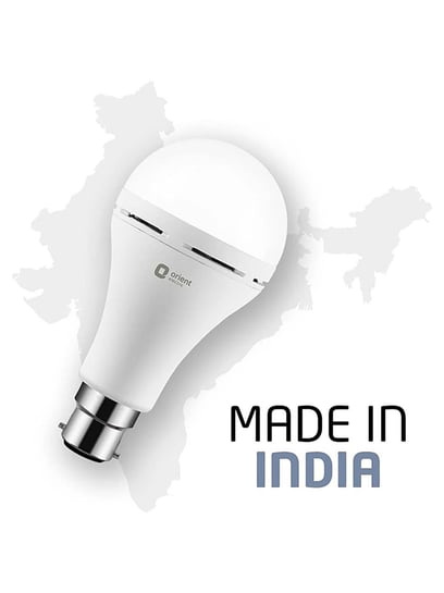 Buy Orient LED12WBL-EM65KB22 12W B22 Emergency LED Bulb Online At Best Price  @ Tata CLiQ