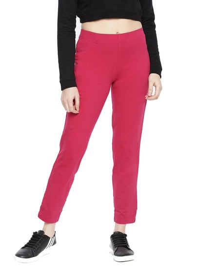 Buy Dollar Missy Women's Relaxed Pants  (525-WH-RED-32-6-PO2_White_XL_Multicolor at Amazon.in