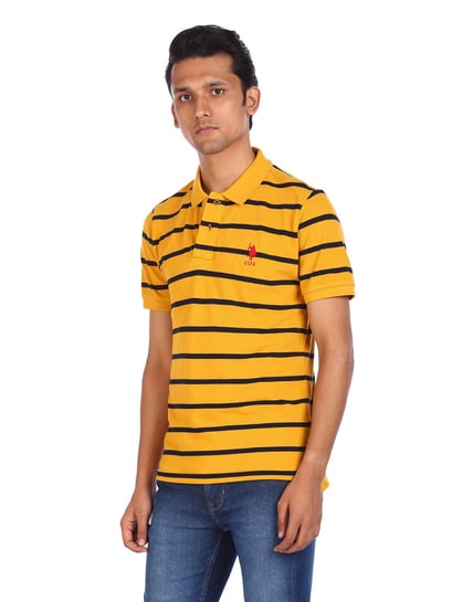 Mens Shirts Black And Yellow Ralph Lauren Shirt Buy POLO Men