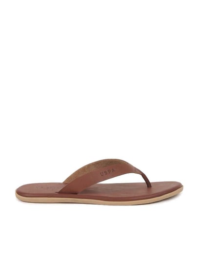 Buy U.S. Polo Assn. Men s Norwalk 2.0 Tan Thong Sandals for Men at