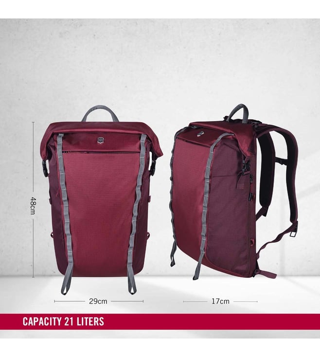 Buy Victorinox Burgundy Altmont Active Rolltop Laptop Backpack Online