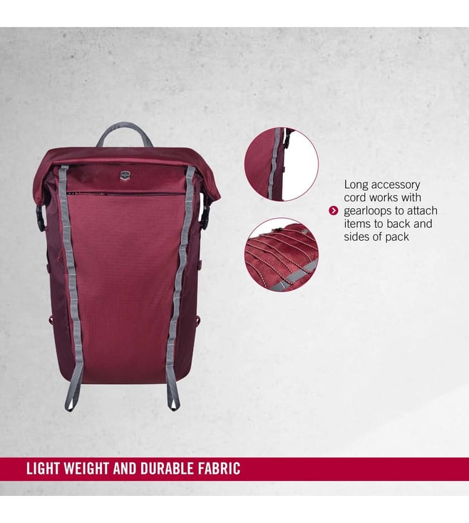 Buy Victorinox Burgundy Altmont Active Rolltop Laptop Backpack Online