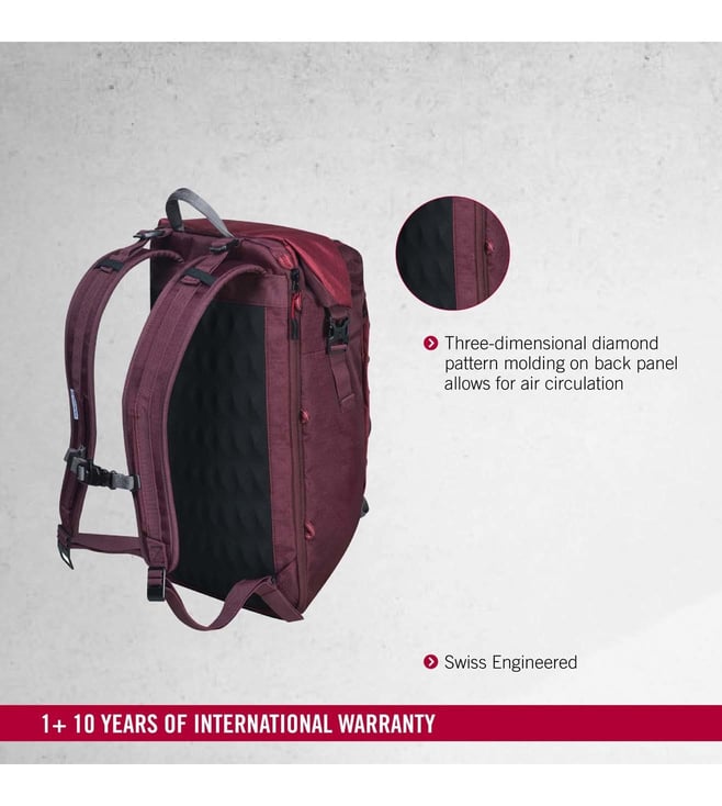 Buy Victorinox Burgundy Altmont Active Rolltop Laptop Backpack Online