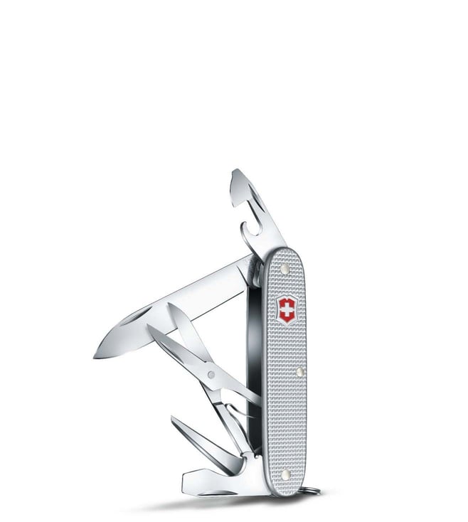 Buy Victorinox Silver Alox Pioneer X Swiss Army Knife (9.3 cm) Online @  Tata CLiQ Luxury