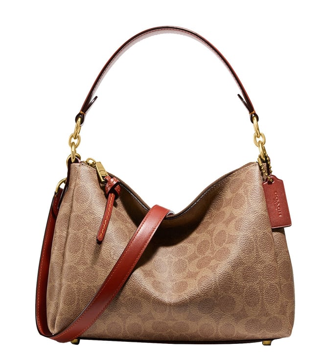coach signature shoulder bag