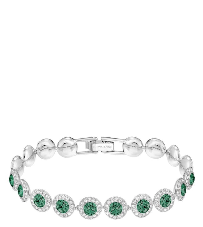 Buy Swarovski Green Angelic Single Line Bracelet for Women Online Tata CLiQ Luxury