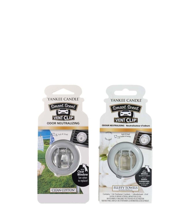 Clean Cotton Yankee Candle Car Vent Clip Air Fresheners