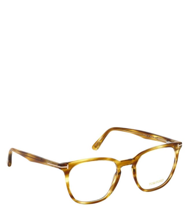 Buy Tom Ford Light Brown Square Eye Frames for Men Online @ Tata CLiQ Luxury