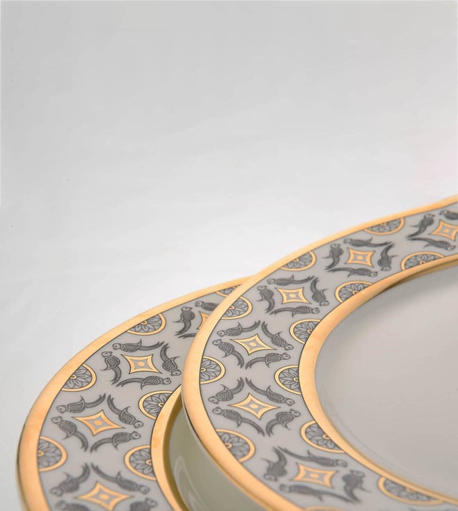Buy Kaunteya Byah Dinner Plate Set of 2 Online Tata CLiQ Luxury