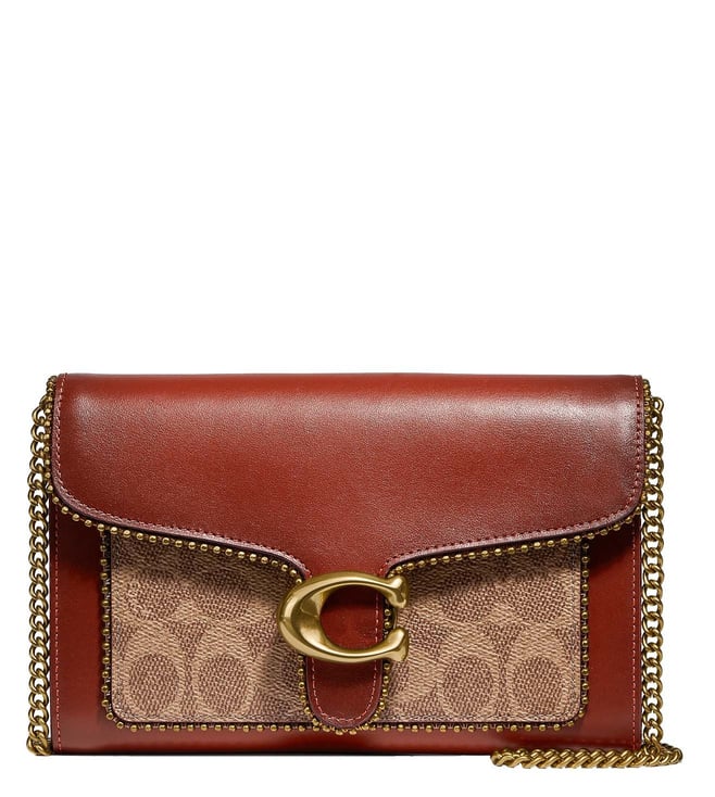 Shop COACH Tabby Signature Coated Canvas & Leather Shoulder Bag