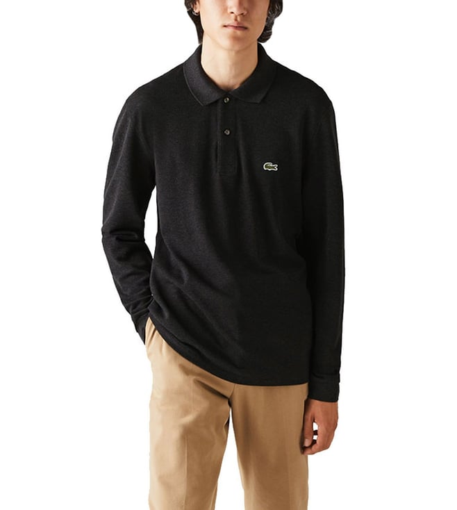 lacoste black tshirt