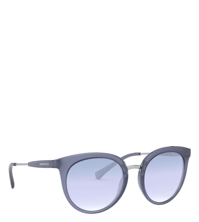 Buy Emporio Armani Blue Combo Cat Eye Sunglasses for Women Online Tata CLiQ Luxury