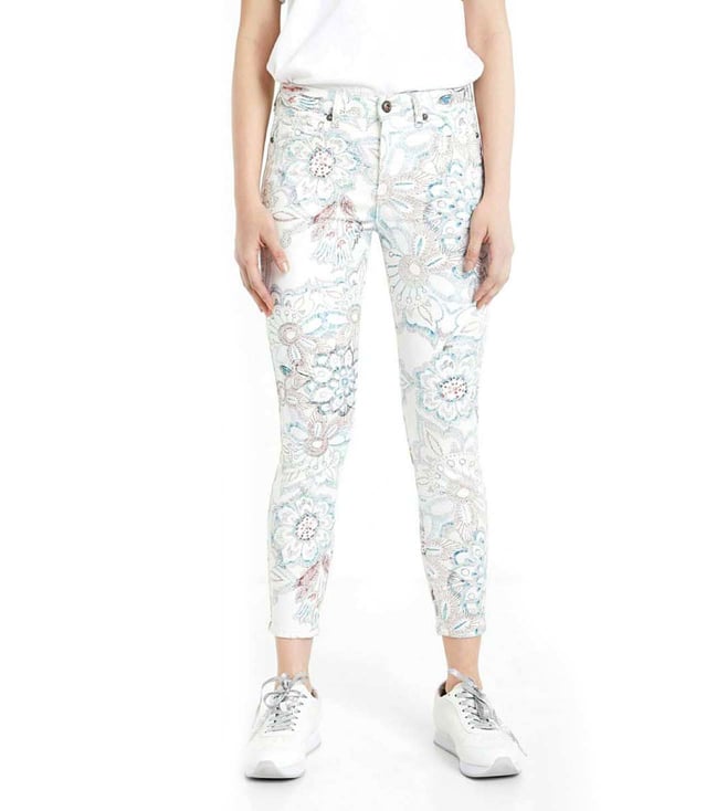 Skinny floral trousers