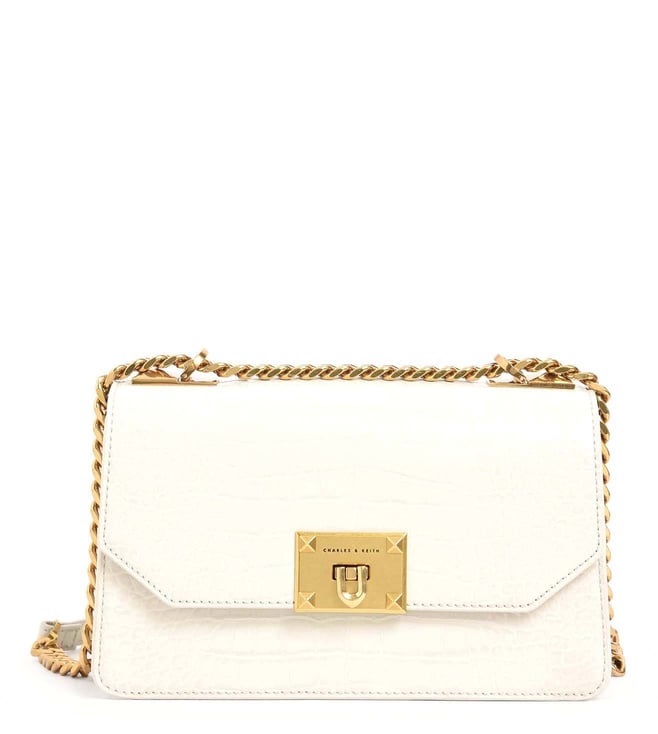 CHARLES & KEITH ] Supreme Quality Cross Body Bag with Brand Dust