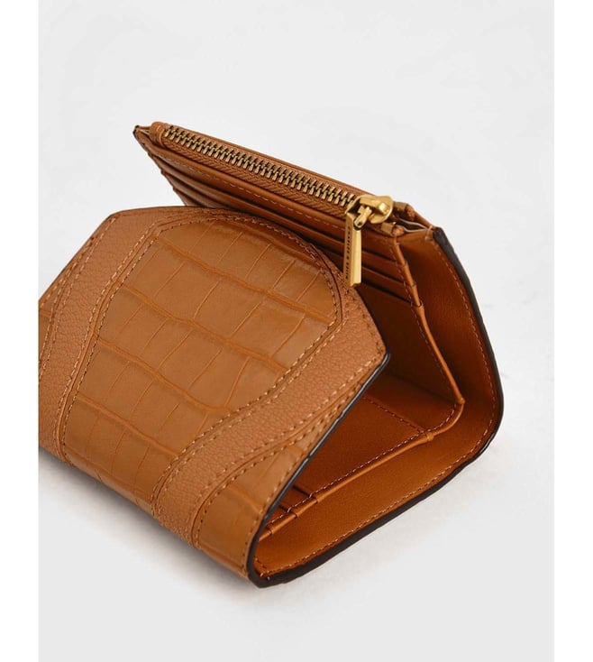 Buy Charles  Keith  Cognac Small  Wallet  for Women Online 