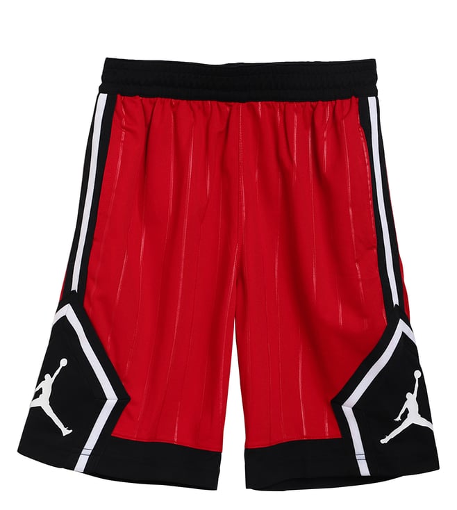Jumpman Diamond Shorts - Black/Gym Red