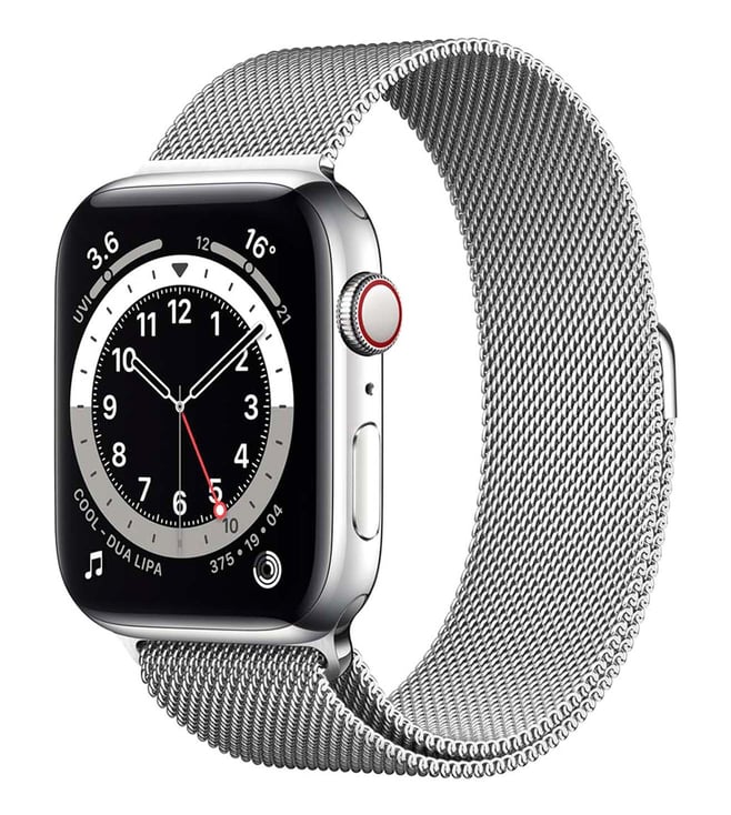 時計 Apple Watch Series6 Steel Case 44mm Buy Apple Watch Series 6 (GPS + Cellular, 44mm) - Silver Milanese