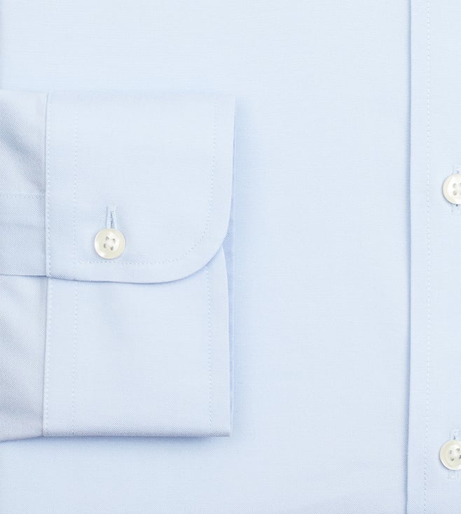 Buy Brooks Brothers Blue Regent Fit DS OG NI SPPT ENG Dress Shirt for ...