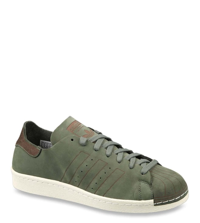 Veronderstellen geest stad Buy Adidas Originals Superstar 80s Decon Olive Sneakers for Men Online @  Tata CLiQ Luxury