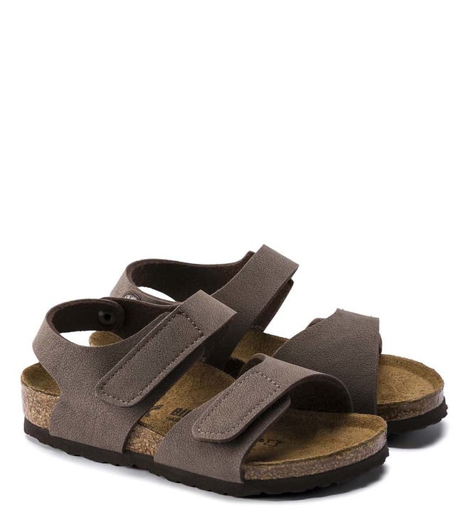 Buy Birkenstock Kids Palu Mocha Narrow Width Back Strap Sandals