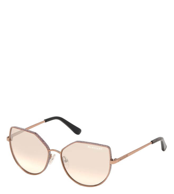 guess rose gold sunglasses