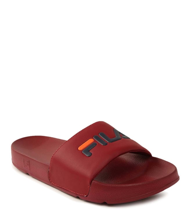 COACH Men's Red Slide Sandals - Macy's