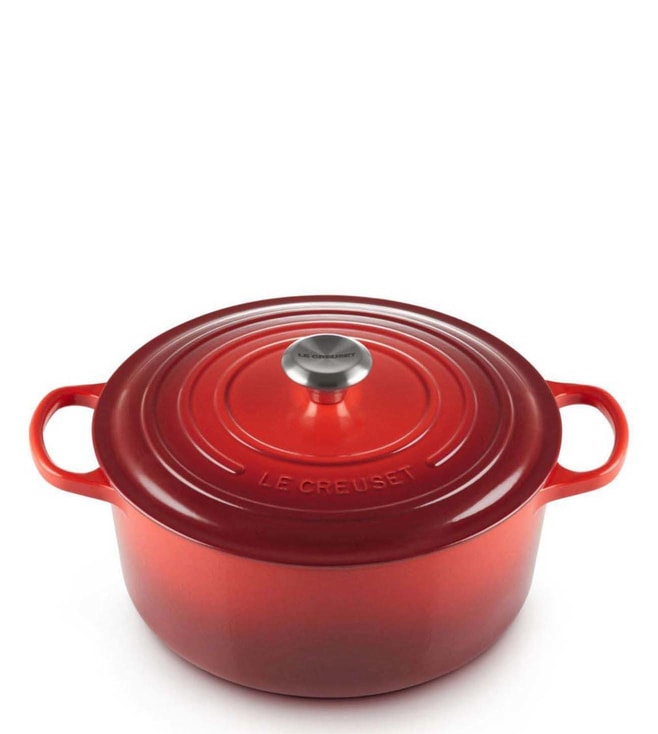 Le Creuset Cherry Red Iron 22 Cm, Le Creuset Round French Oven 22cm