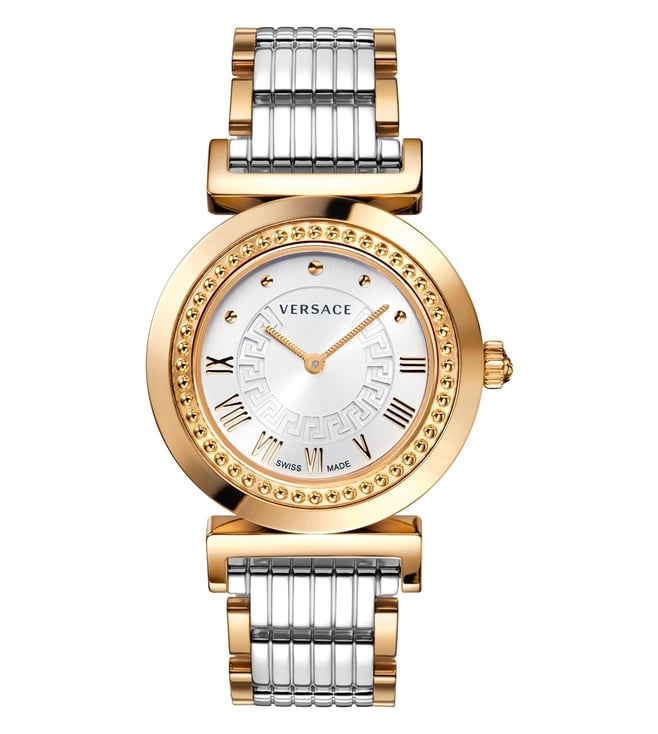 Versace Womens Gold 35 mm Vanity Strap Watch India | Ubuy