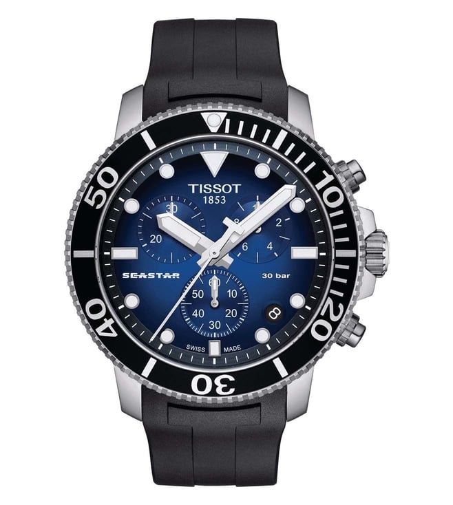 Buy Tissot T1204171704100 SEASTAR 1000 Chronograph Watch for Men