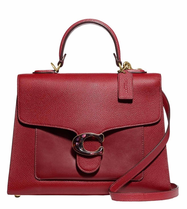 red coach satchel