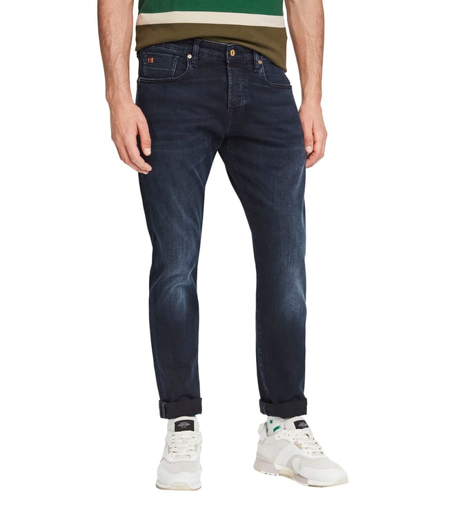 Buy Scotch & Soda Ralston Shooting Star Indigo Wash Jeans for Men Online @  Tata CLiQ Luxury